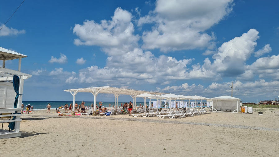 Лучший пляж Крыма в Штормовом 